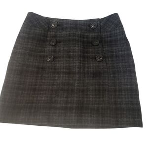 Smart Set Charcoal Plaid Mini Skirt